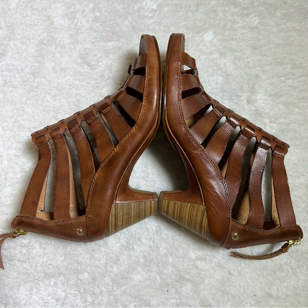 Pikolinos Java Caged Open Toe Gladiator Heel Sand… - image 6